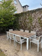 Table de jardin Bristol et 8 chaises, Jardin & Terrasse, Enlèvement, Comme neuf, Chaise