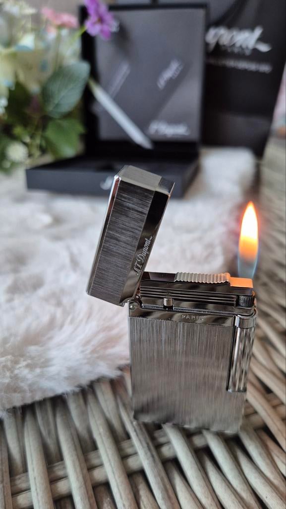 St.Dupont aansteker super mooi! helemaal compleet, Ophalen of Verzenden, Aansteker