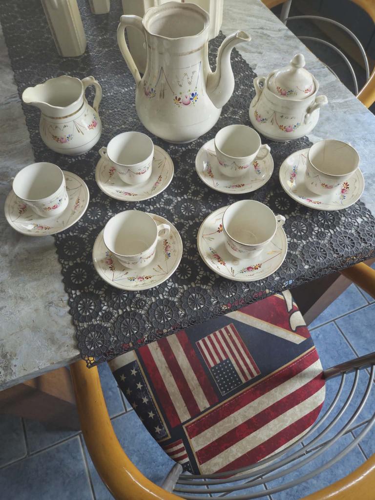 Petrus Regout à Maastrich ensemble à café, Antiquités & Art, Antiquités | Services (vaisselle) complet, Enlèvement