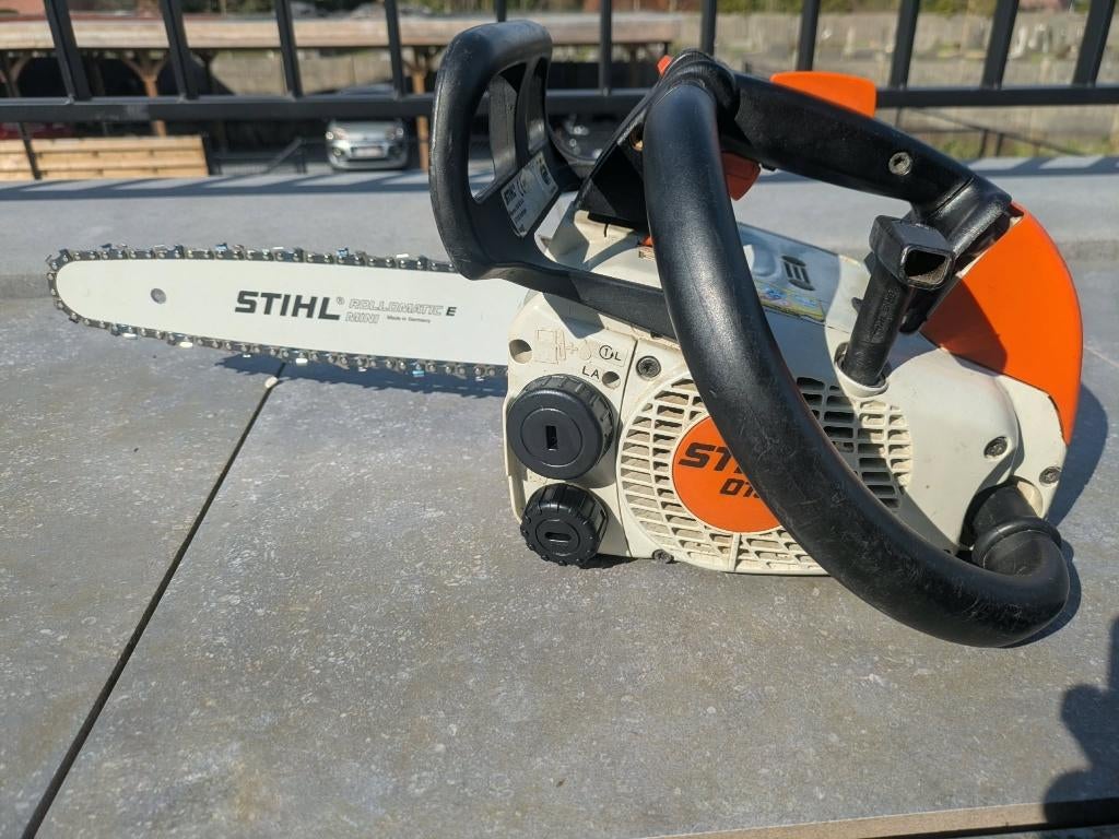 Kettingzaag Stihl 019T Tophandle, nieuwe ketting en zaagblad, Doe-het-zelf en Bouw, Gereedschap | Zaagmachines, Stihl, Kettingzaag