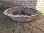 Grote betonnen bloembak  / bloemenschaal, Ophalen, Gebruikt, Minder dan 30 cm, Rond