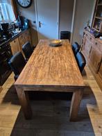 Houten tafel massief (teak), Antiek en Kunst, Ophalen