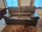 Lederen 2-zit, Huis en Inrichting, Ophalen, Leer