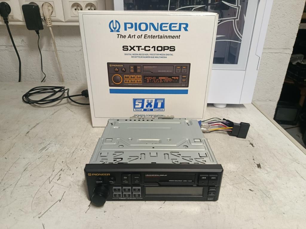 PIONEER SXT-C10PS RETRO LOOK AUTORADIO DAB, BLUETOOTH USB, Auto diversen, Autoradio's, Ophalen