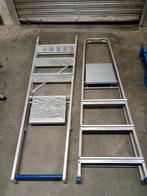 2 ALUMINIUM LADDERS VAN MARKTKWALITEIT, Ophalen, Zo goed als nieuw, Ladder