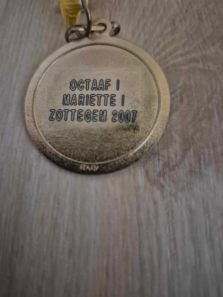 Carnaval medaille Zottegem Octaaf & Mariette 2007, Ophalen of Verzenden