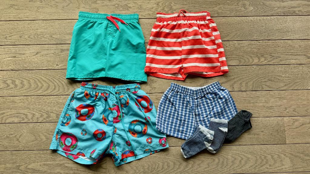 Maillots de bain + boxer (114-128 cm) – 6-8 ans, Garçon, Enlèvement ou Envoi, Maillot de bain, Taille 128