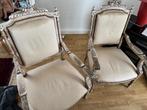 Paire de fauteuils style louis XVI bois sculpté, Enlèvement ou Envoi