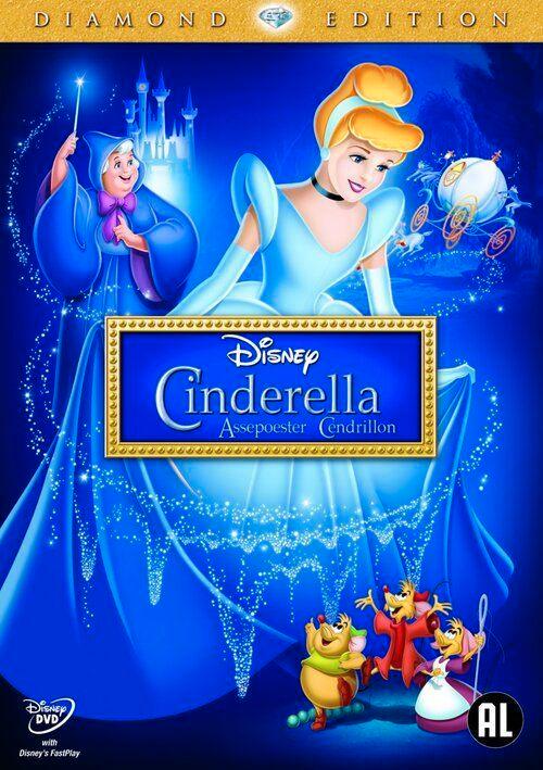 Disney dvd - Cinderella ( Gouden rugnummer 12 ), Cd's en Dvd's, Dvd's | Tekenfilms en Animatie, Ophalen of Verzenden