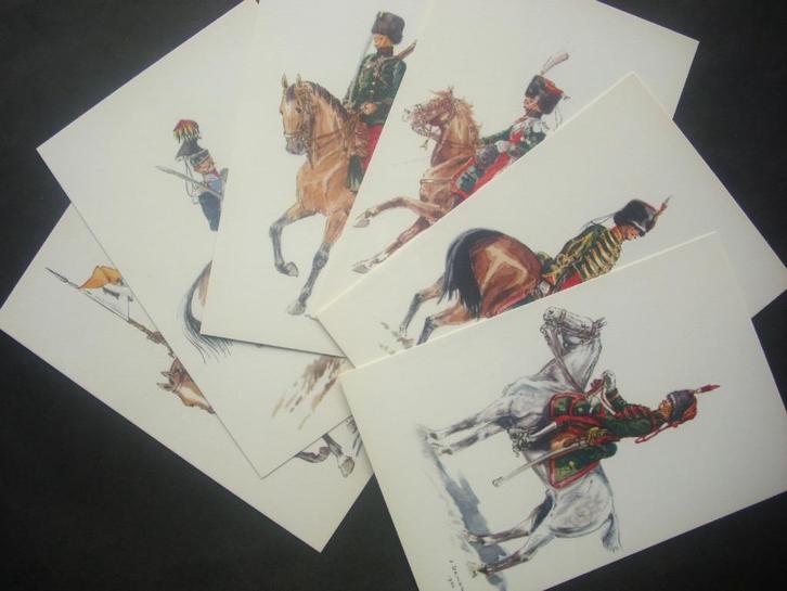 Guides belges série Demart de 6 illustrations parues en 1950, Verzamelen, Militaria | Algemeen, Landmacht, Overige typen, Verzenden