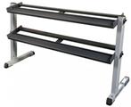 Body-Solid rek + dumbbells, Sport en Fitness, Fitnessmaterialen, Ophalen, Zo goed als nieuw, Rug, Dumbbell