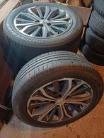 SET peugeot velgen 225 55 18 zomerbanden +  4 winterbanden, Auto-onderdelen, Ophalen, 18 inch, Gebruikt, Velg(en)