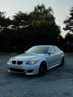 BMW E60 520i 2003 Pack M 132.0.km met keuring, Auto's, BMW, 4 deurs, Achterwielaandrijving, Zwart, Zwart