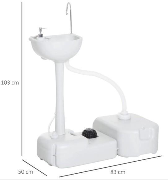 Nieuwe, ongebruikte mobiele wastafel / wasbak, Doe-het-zelf en Bouw, Sanitair, Nieuw, Wastafel, Ophalen