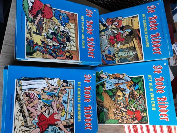 de rode ridder reeks, Boeken, Stripverhalen, Gelezen, Meerdere stripboeken, Ophalen