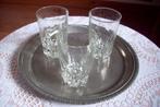 6 zware glazen, Ophalen, Zo goed als nieuw, Glas, Glas of Glazen