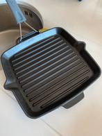 Grill pan Staub, Huis en Inrichting, Keuken | Potten en Pannen, Ophalen of Verzenden, Nieuw, Gietijzer, Keramische plaat