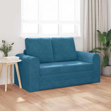 Slaapbank Blauw 148 x 71 x 83 cm Fluweel beschikbaar voor biedingen