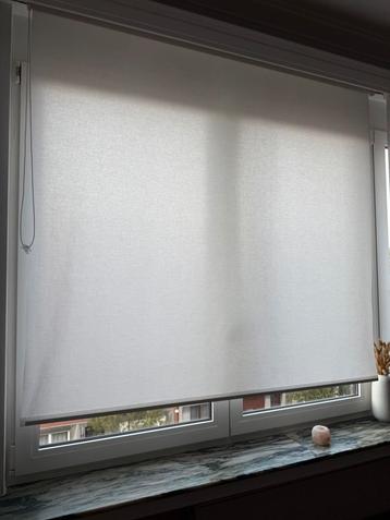 Lichtdoorlatende rolgordijnen 2x wit 170 x 200 cm beschikbaar voor biedingen