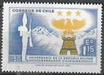 Chili 1972 - Yvert 379 - Militaire School O'Higgins (PF), Timbres & Monnaies, Timbres | Amérique, Envoi, Non oblitéré