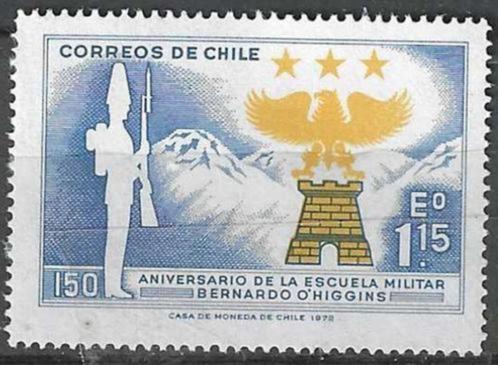 Chili 1972 - Yvert 379 - Militaire School O'Higgins (PF), Timbres & Monnaies, Timbres | Amérique, Non oblitéré, Envoi