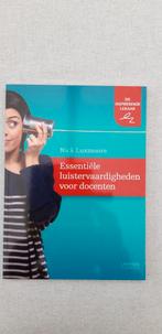 Nick Luxmoore - Essentiële luistervaardigheden voor docenten, Ophalen of Verzenden, Zo goed als nieuw, Nick Luxmoore