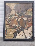 huile sur panneau signe camillle barthelemy, Antiquités & Art, Enlèvement ou Envoi