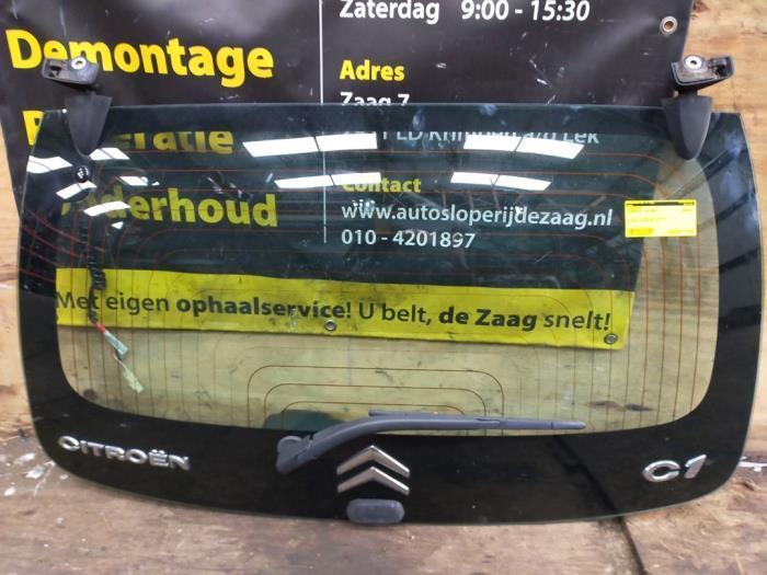 Achterklep van een Citroen C1 (EXZ), Auto-onderdelen, Carrosserie, Achterklep, Citroën, Gebruikt, 3 maanden garantie, Ophalen of Verzenden