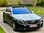 Maybach S550L Long nieuwe staat! Full option, Auto's, Mercedes-Benz, Automaat, Zwart, Leder, Berline