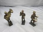 LINEOL 3 Militairen met instrument Belgisch leger TOP staat., Verzamelen, Ophalen of Verzenden