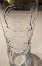 2 Lipton glazen, Ophalen, Zo goed als nieuw, Frisdrankglas