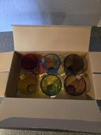 Set van 6 kleurrijke glazen Salt&Pepper, Verzamelen, Frisdrankglas, Zo goed als nieuw, Ophalen