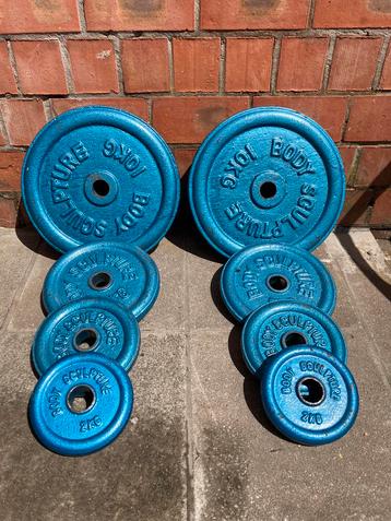 Gewichten 40kg, Sport en Fitness, Ophalen, Zo goed als nieuw