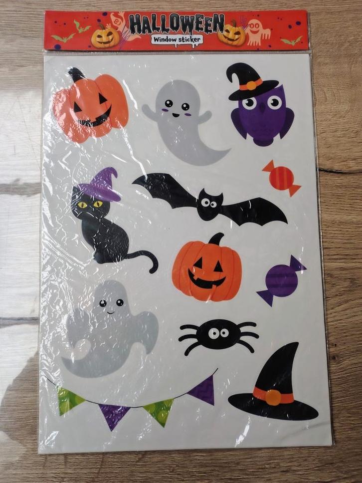 Autocollants pour fenêtre d'Halloween, Hobby & Loisirs créatifs, Articles de fête, Utilisé, Enlèvement ou Envoi