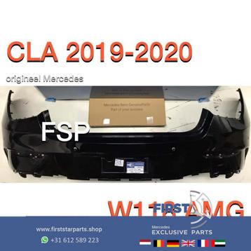 W118 CLA AMG Achterbumper zwart Mercedes CLA 35 AMG originee beschikbaar voor biedingen