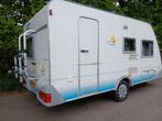 Caravan Eifelland E 420 met NL Kenteken fietsendrager, Caravans en Kamperen, Treinzit, 4 tot 5 meter, Tot en met 4, Kachel