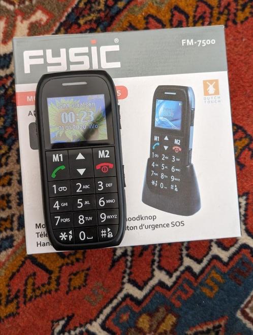 Fysic FM-7500 - Eenvoudige GSM voor senioren met SOS knop, Télécoms, Téléphonie mobile | Marques Autre, Comme neuf, Envoi