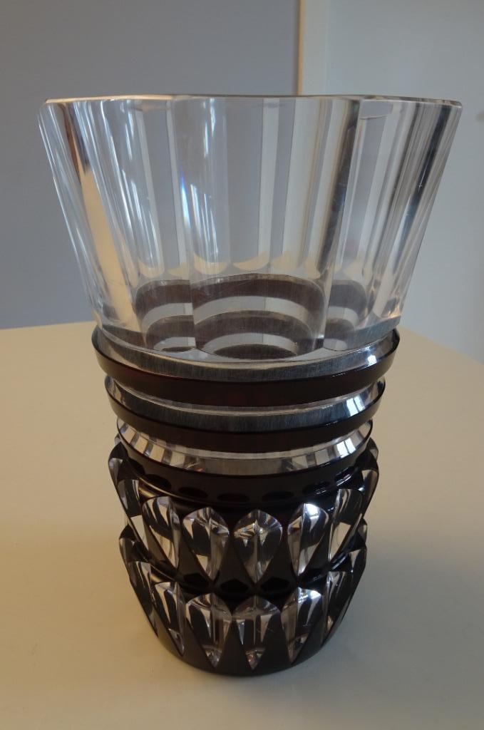 Val Saint-Lambert vaas, Antiek en Kunst, Antiek | Glaswerk en Kristal, Ophalen of Verzenden