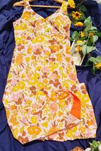 Robe vintage 🌹70's  longue à fleurs de couturière, Comme neuf, Taille 36 (S), Vintage, Sous le genou