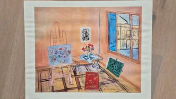 Raoul Dufy - L'Atelier au bouquet (1942) beschikbaar voor biedingen