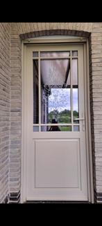 Buitendeur pvc met glas, Doe-het-zelf en Bouw, Ophalen, 80 tot 100 cm, Glas, 200 tot 215 cm