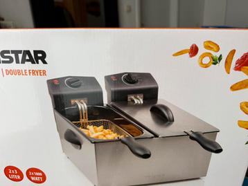 Tristar Frituurpan 6 liter FR-6937 Dubbele Frituese 2x1800W beschikbaar voor biedingen