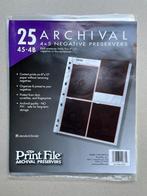 PrintFile 4x5" Archival Negative Sleeves, Ophalen