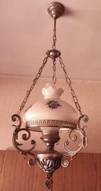 hanglamp olielamp vintage, Ophalen, Zo goed als nieuw, Glas, 75 cm of meer