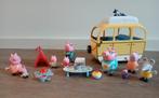 Peppa pig Camper met tent en Peppa pig "Messy Kitchen", Kinderen en Baby's, Ophalen of Verzenden, Zo goed als nieuw