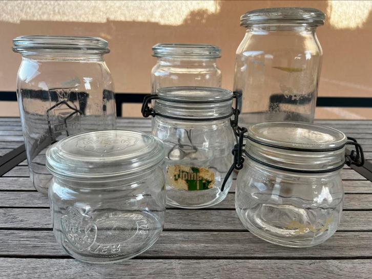 Originele Weck & Triomphe inmaakpotten, Huis en Inrichting, Keuken | Keukenbenodigdheden, Gebruikt, Ophalen of Verzenden