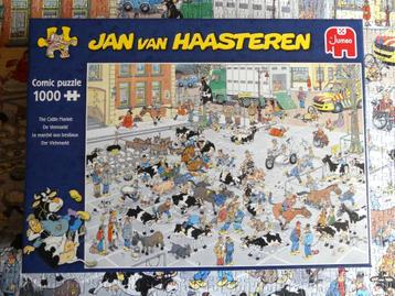 Puzzel VAN HAASTEREN - De veemarkt - 1000 stukjes beschikbaar voor biedingen