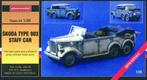 1/35 Plus Model Skoda Type 903 Staff Car, Overige merken, Auto, 1:32 tot 1:50, Nieuw