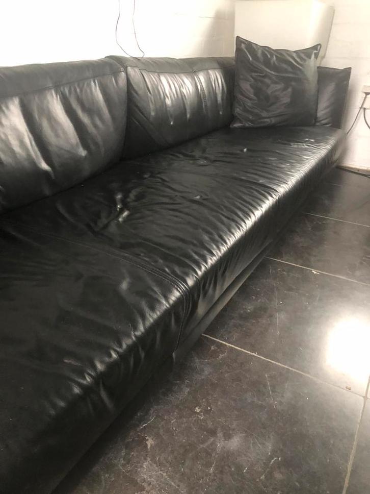 Zetel, Huis en Inrichting, Zetels | Zetels, Gebruikt, Leer, Ophalen