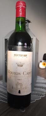 Vend une bouteille de vin Mouton Cadet 1967, Comme neuf, Enlèvement ou Envoi